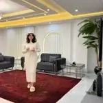 خرید فرش وینتیج قرمز لاکی برند فرح