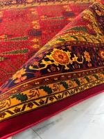 فرش سنتی طرح باغ ایرانی مرینوس مناسب پذیرایی