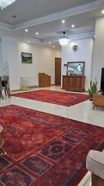 فرش لاکی درختی LG با طراحی دستبافت‌گونه