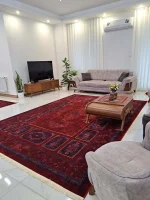 فرش لاکی طرح دستبافت کتیبه ۱۲۰۰ شانه تهران آوانگارد