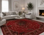 فرش لاکی طلایی اکریلیک درجه یک پاسارگاد