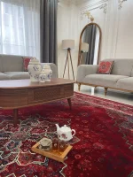 فرش ۱۲۰۰ شانه هریس لاکی سبز آوانگارد