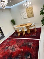 فرش ۱۲۰۰ شانه تراکم ۳۶۰۰ تمام اکریلیک فرح