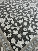فرش دودی طوسی ۱۲۰۰ شانه مناسب پذیرایی